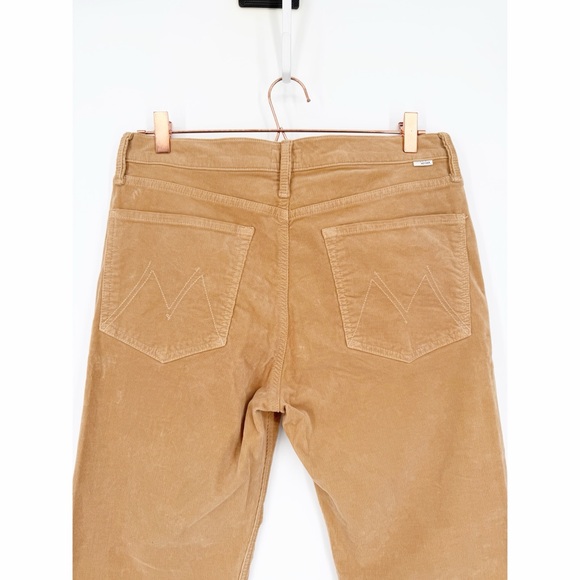 Mother The Tomcat Ankle Jean Pants in Hopscotch Cafe Spice Corduroy Tan Size 31 - Picture 3 of 11
